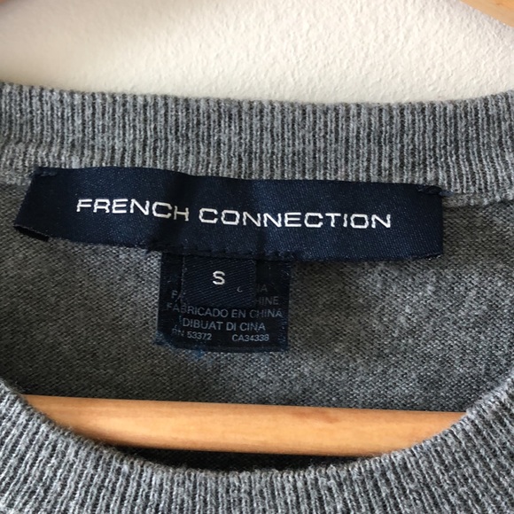 French Connection Bulldog sequins sweater S - Picture 3 of 4